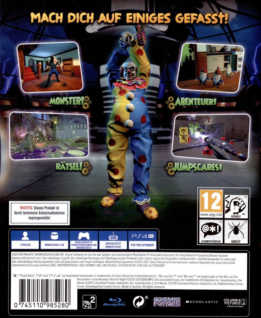 Goosebumps - Dead of Night - Konsole PS4 Produktbild 2