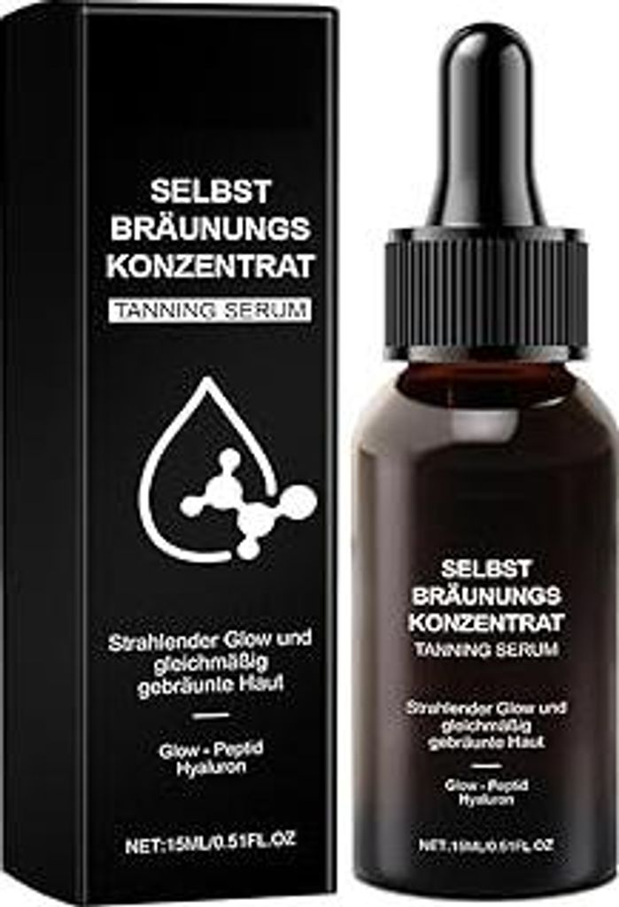 Selbstbräunungskonzentrat Flüssiges Selbstbräuner Serum verleiht eine natürliche und gleichmäßige Bräune zum Mischen Mit Gesichtsbehandlung ...