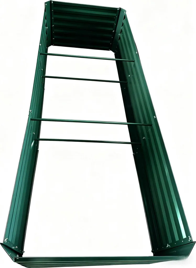 Potager de Jardin Géant en Acier Galvanisé 240cm - Structure Renforcée