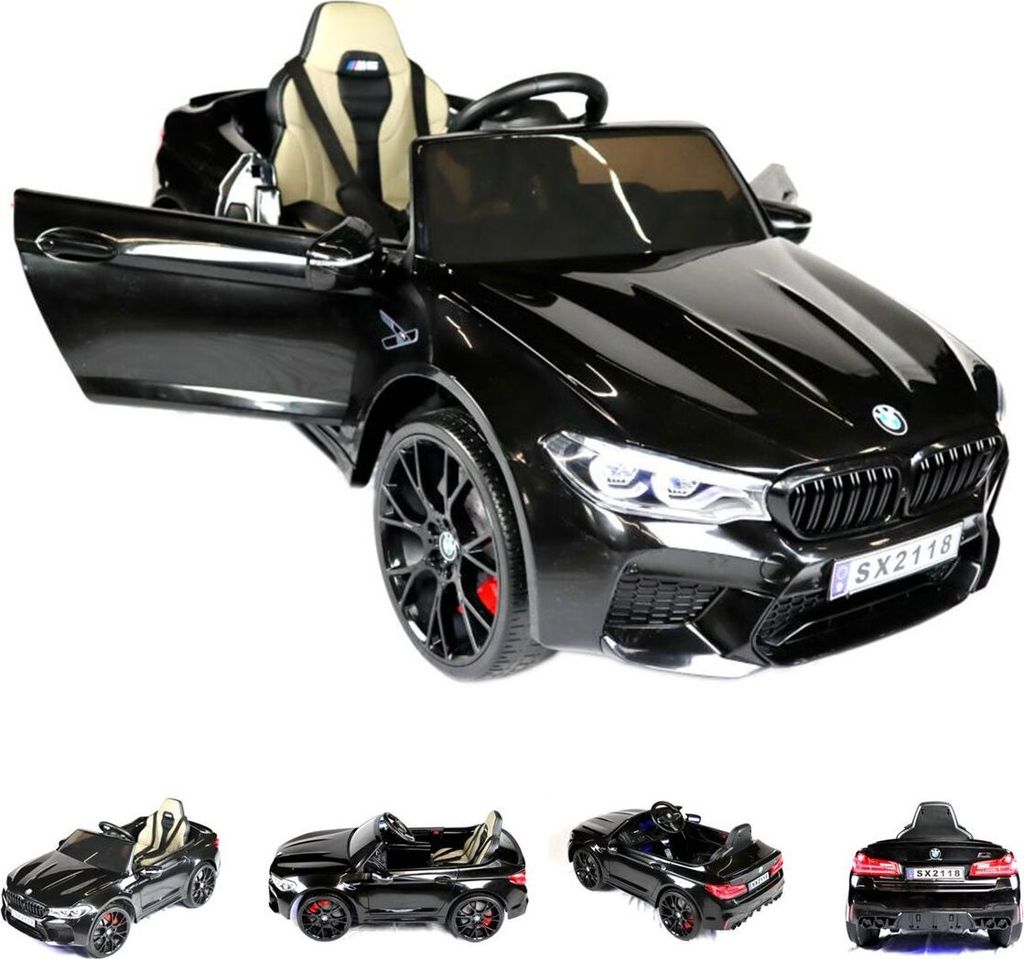ES-Toys Kinder Elektroauto BMW M5 Drift Version Stoßdämpfer Produktbild 