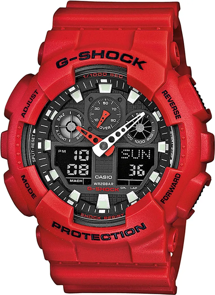 Montre Homme G-SHOCK GA-100B-4AER Étanche 200m Résistante Magnétique