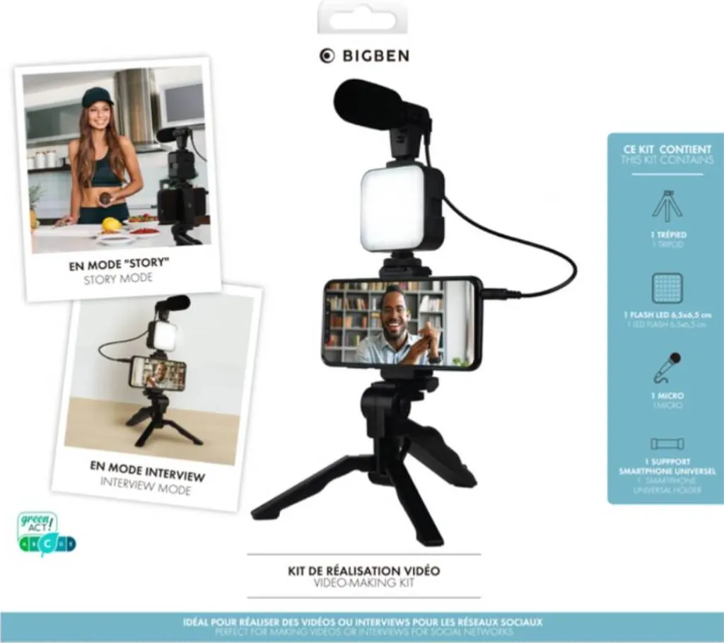 Set Streaming BigBen Connected: Kit Influence XS per Video 4K - 4