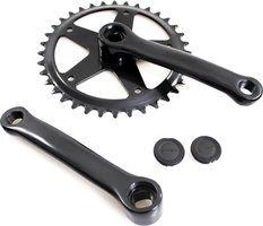 Pignon de chaîne 36T 127 mm noir pour transmission de vélo robuste