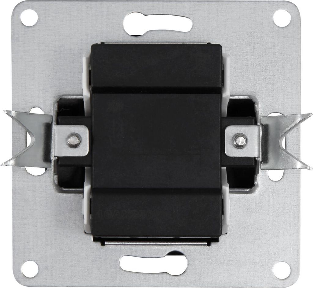 MILOS Serien-Schalter 2-fach, Anthrazit 250V/ 10A, inkl. Produktbild 13