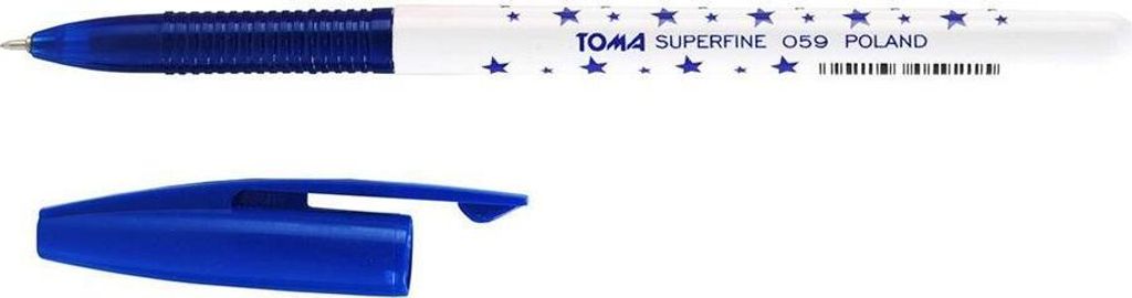 POE Bismarck B-602 Kugelschreiber – 0,5 Mm, Blau, CJ 12, Langlebig Für Büro Und Alltag
