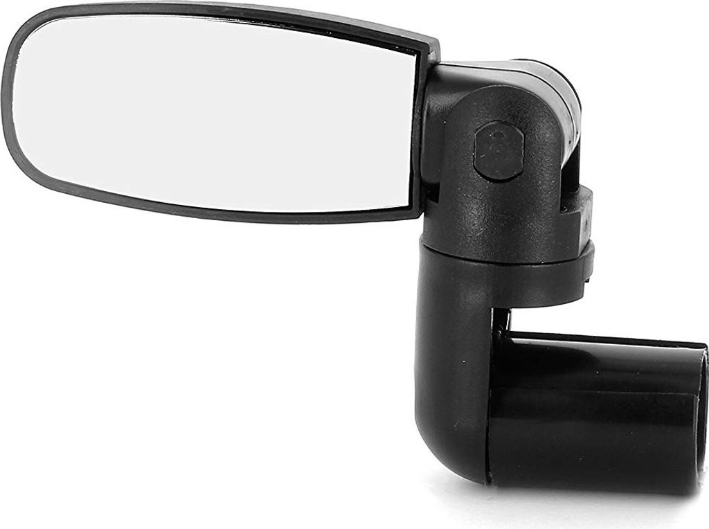 Zéfal 4740 einklappbarer Fahrradspiegel Spin für Lenkerenden von 16,5 bis 21mm, schwarz