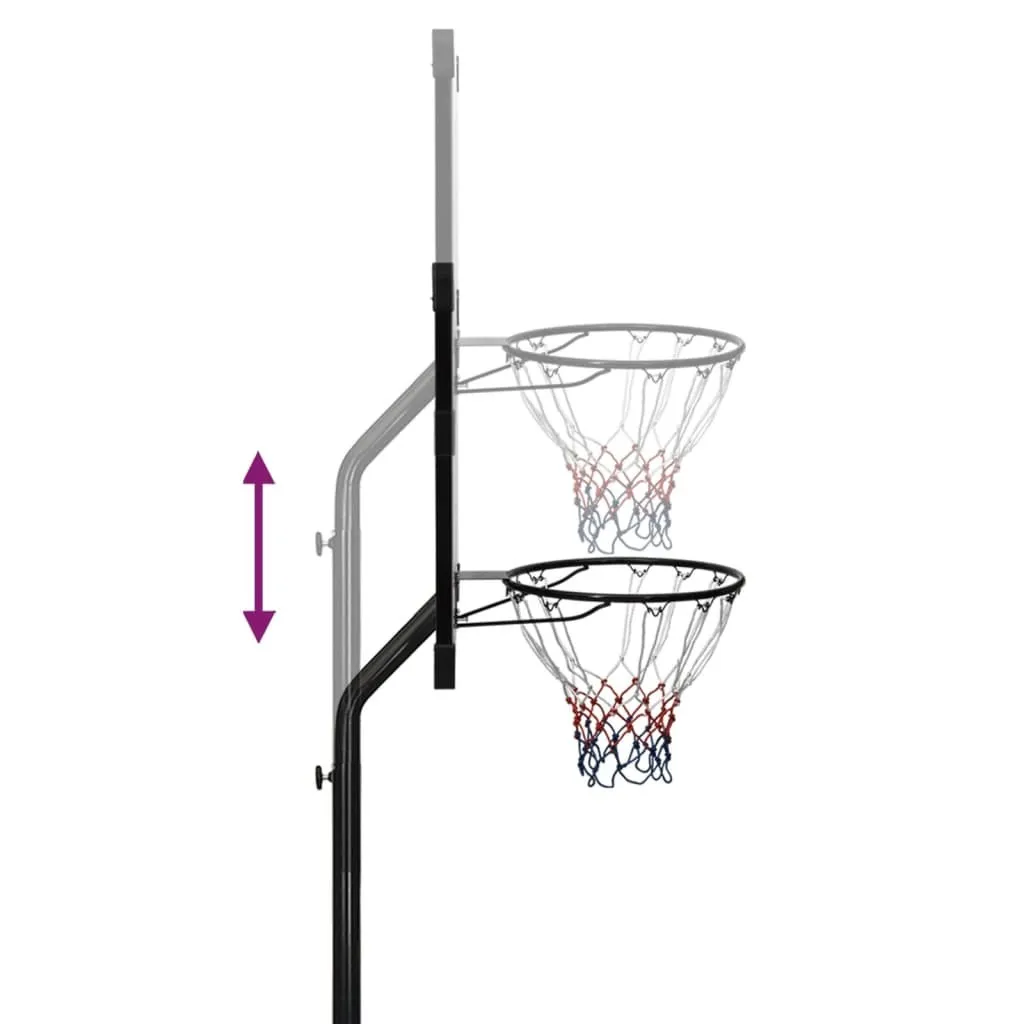 Panier de basket stable sans fixation murale réglable en hauteur - 14