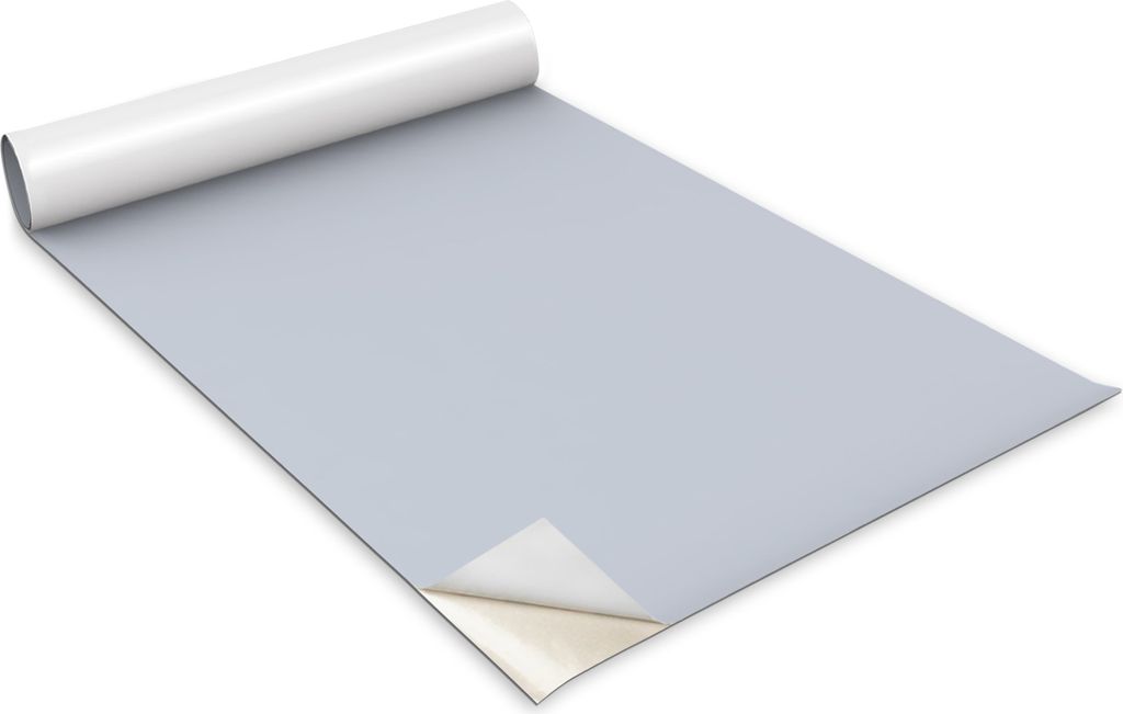 Selbstklebende Möbelfolie - Dekorationsfolie - Tischmöbel - Zuschneidbar - Farbe Hellblau - 100 x 50 cm