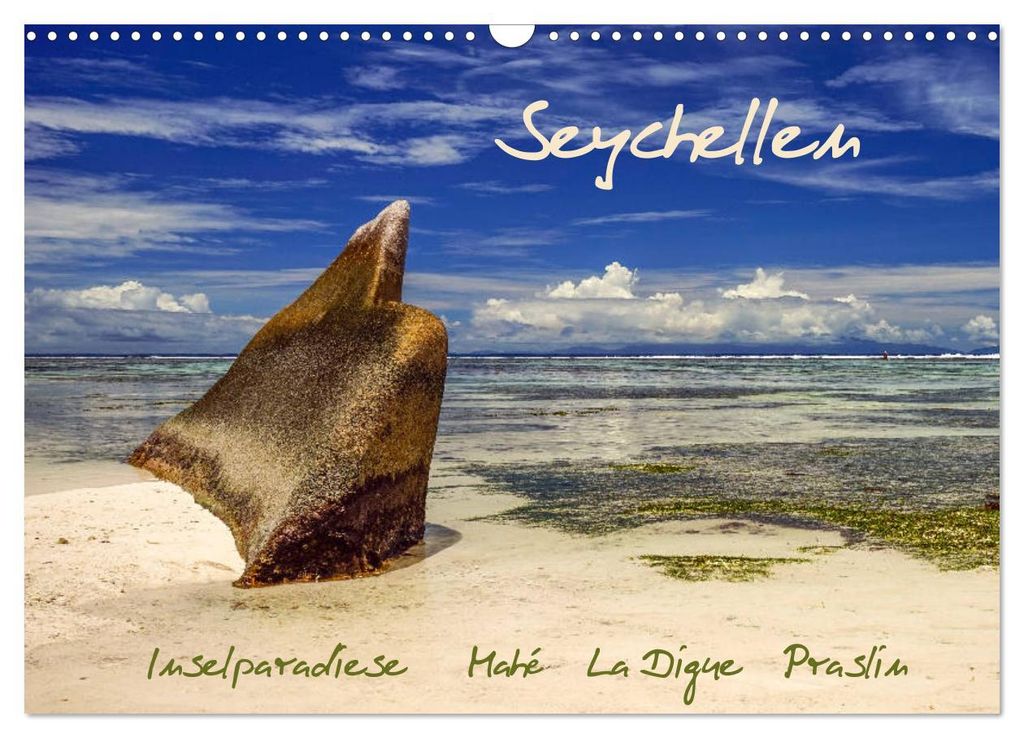 Seychellen - Inselparadiese Mahé La Digue Praslin (Wandkalender 2027 DIN A3 quer), CALVENDO Monatskalender