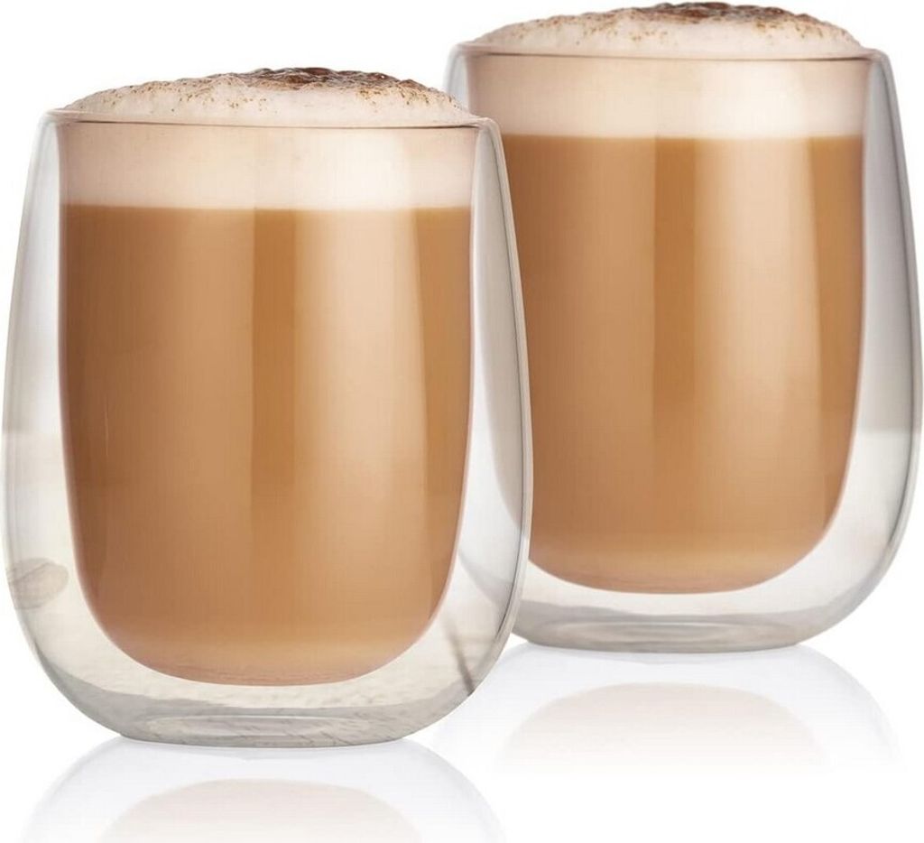 GOURMETmaxx Cappuccino-Gläser 250ml | Temperatur wird lange Produktbild 