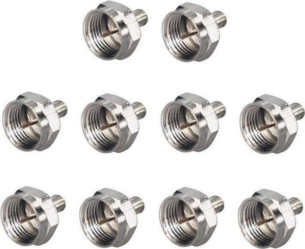 10x ARLI Abschlußwiderstand 75 Ohm HD Sat Wiederstand Endwiderstand Stecker