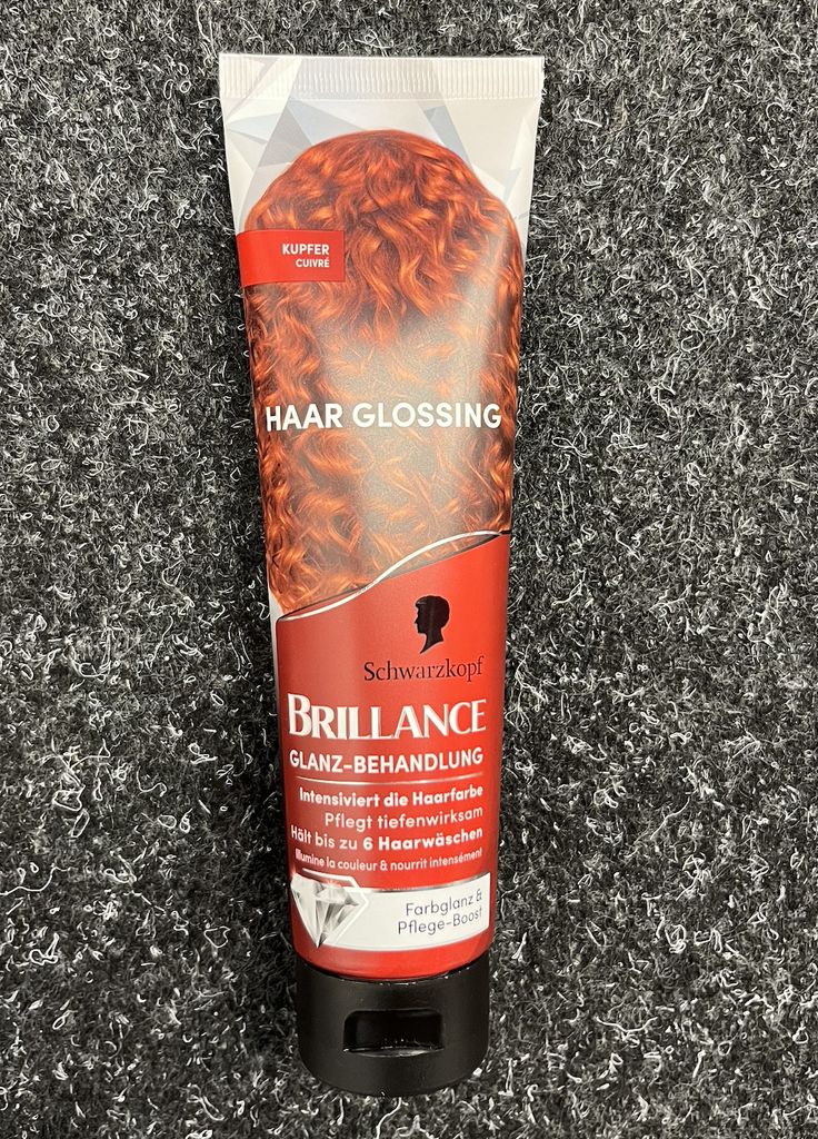 Schwarzkopf Brillance Haar Glossing Kupfer 150ml, Rot, Kupfer, Frauen, 150 ml, Nährend, Tube