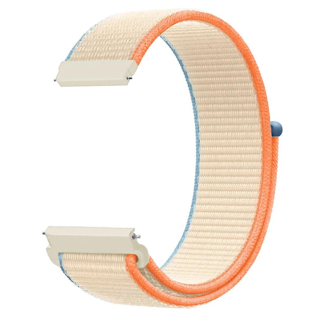 FFO2World 20-mm-Nylon-Klettarmband für Smartwatches – Kompatibel mit Samsung, Garmin, Polar, Huawei – Verstellbar & bequem, Farbe 10