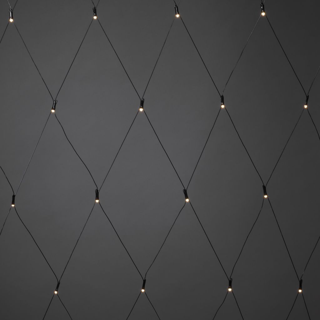 Micro rete luminosa a LED IP44 nero 120 diodi Immagine del prodotto 