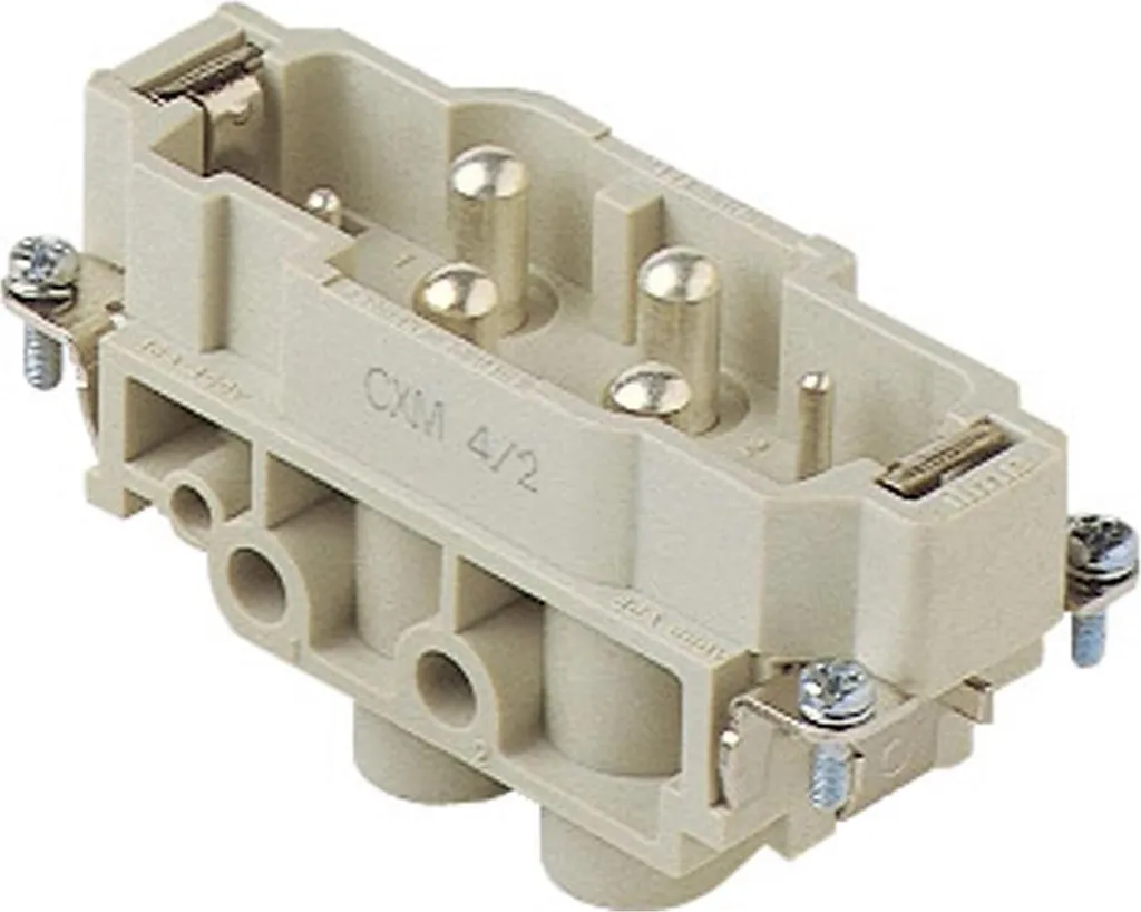 Insert Mixte ILME CXM pour Connecteur Industriel 6 Pôles 80A/16A