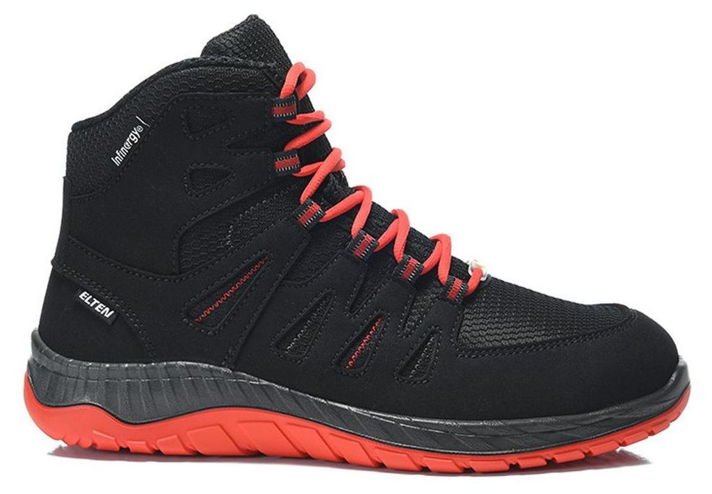 Bezpečnostná obuv ELTEN ESD Maddox Black-Red Mid, 41, Obrázok produktu 