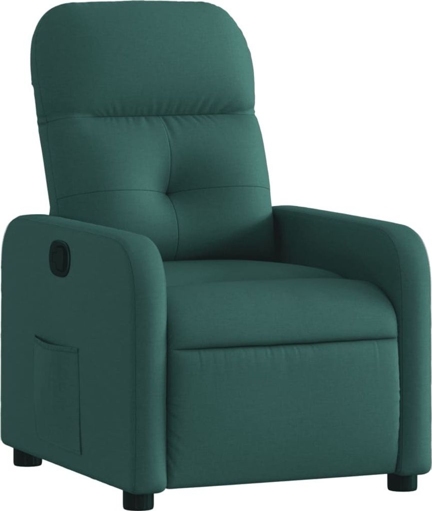 vidaXL Relaxsessel Dunkelgrün Stoff