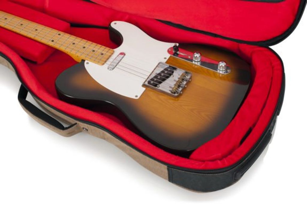GT-ELECTRIC-TAN Transit Series Bag Electric Guitars Tan Exterior