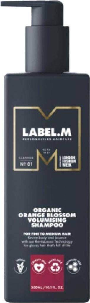 Label.M Organic Orange Blossom Volumising Shampoo Shampoo für Volumen für alle Haartypen 300 ml