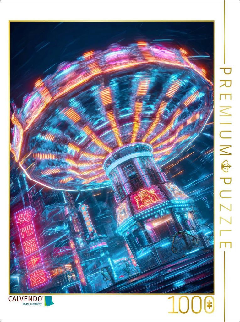 CALVENDO Puzzle Ein Motiv aus dem Kalender Lichtkarussell | 1000 Teile Lege-Größe 64x48cm Foto-Puzzle für glückliche Stunden
