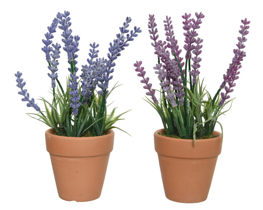 Kunstblumen Lavendel im Topf 18cm violett / Kaufland.de