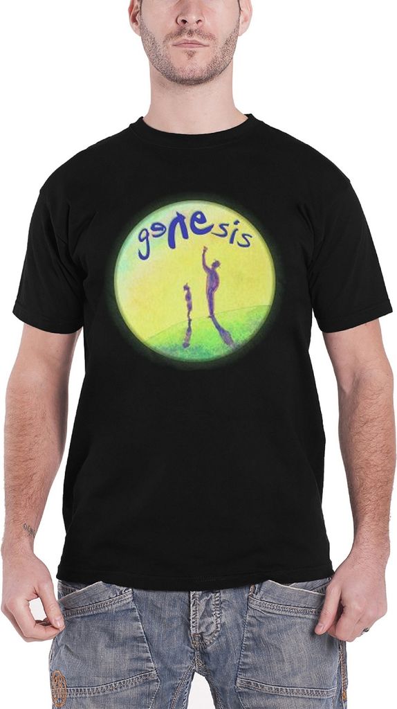 Genesis - "Watchers of the Skies" T-Shirt für Herren/Damen Uni RO6823 (L) (Schwarz)