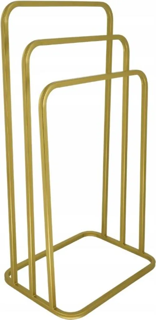 Piantana Bagno Oro 3 Aste Design Moderno - Prezzi Portasciugamani Loft
