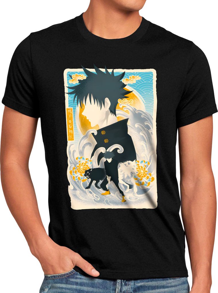 BaumwolleCloud Megumi Art Herren T-Shirt anime japan manga