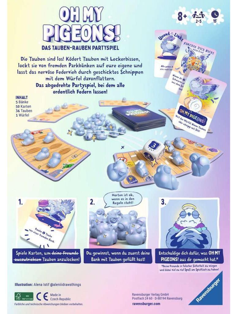 Oh my Pigeons! Ravensburger 22688 Produktbild 