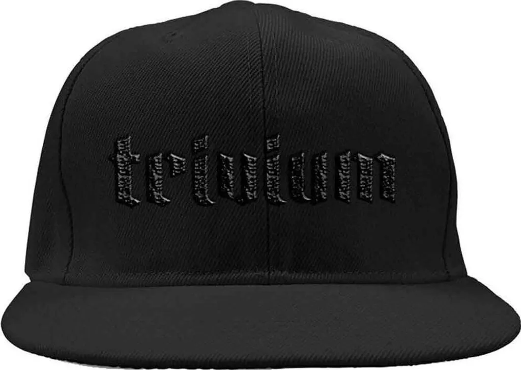 Fini le Merch fragile : T-shirt Trivium Logo Noir UNI Durable et Doux