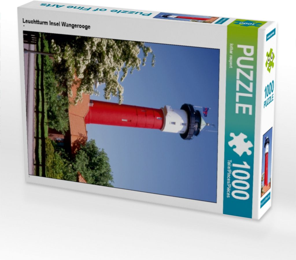 Calvendo Leuchtturm Insel Wangerooge 1000 Teile Puzzle hoch 480x640mm, reupert lothar; 7338832