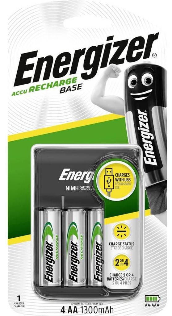 Energizer Batterieladegerät, wiederaufladbare für AA/AAA Produktbild 