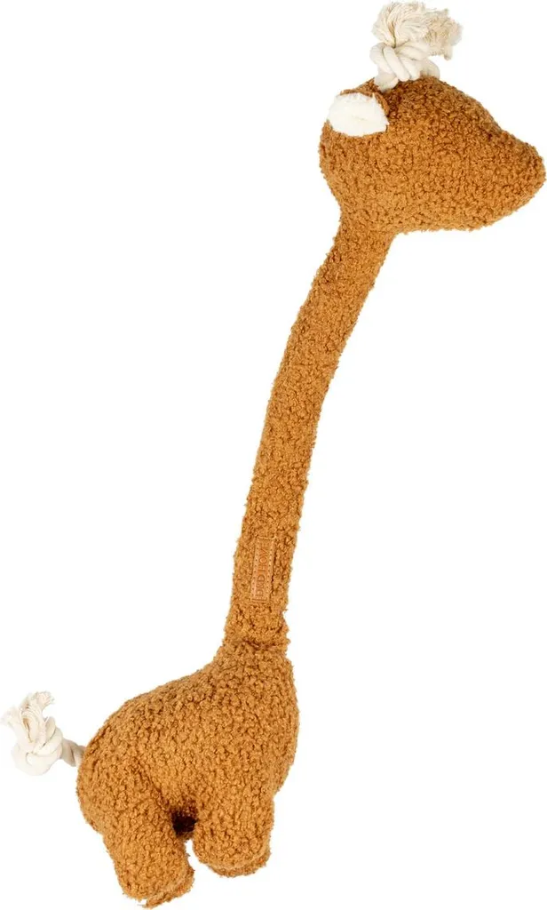 Jouet de réconfort pour grand chien George en tissu Teddy brun