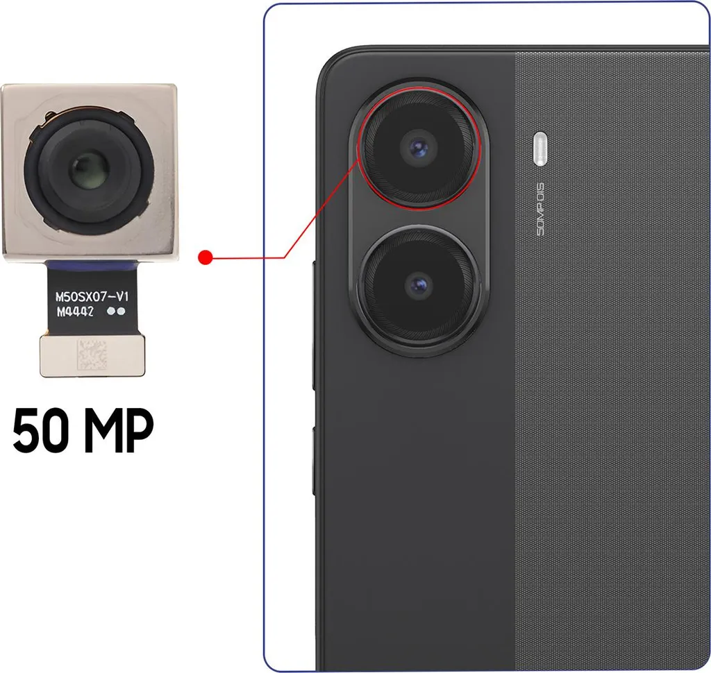 Module Caméra Principale 50MP pour Poco X7 Pro 5G - Rechange Rose