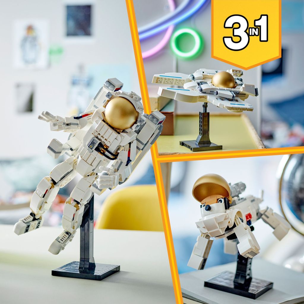 LEGO Creator 3in1 Astronaut im Weltraum Spielzeug, Produktbild 6
