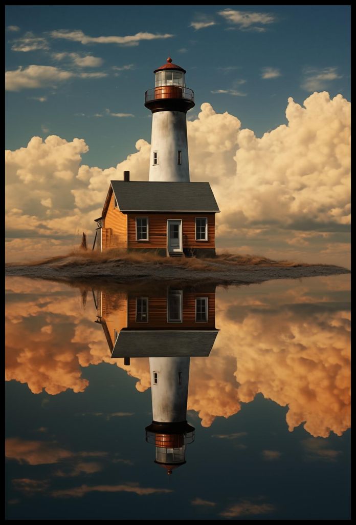 Plakat 68x101cm Meeresreflexion