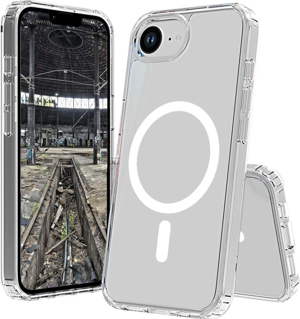 Cover iPhone 16e MagSafe JT Berlin Pankow Clear - Antiurto Trasparente