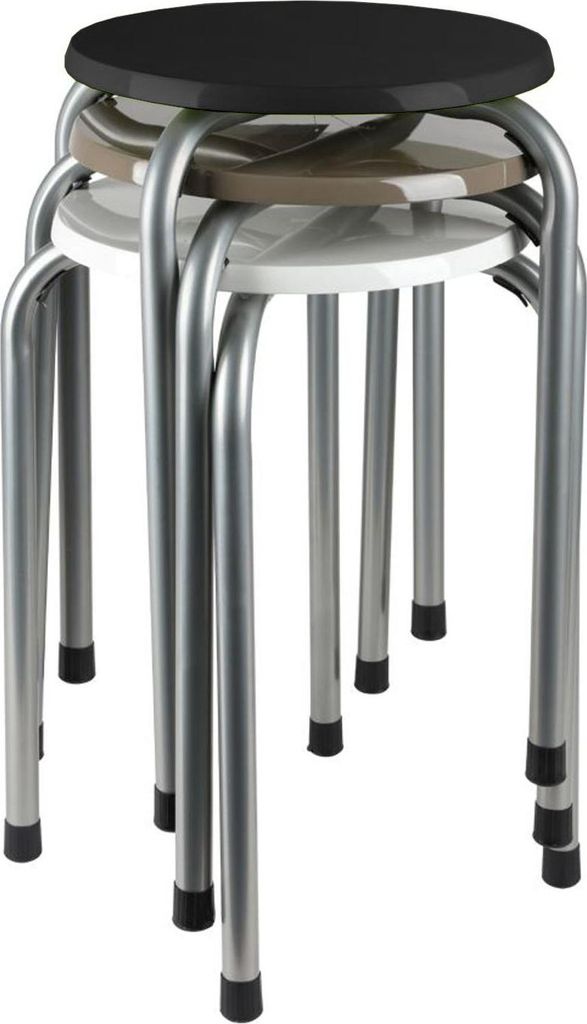 Metall Stapelhocker Stapelstuhl Partyhocker Gästehocker Sitzhocker Hocker Stuhl