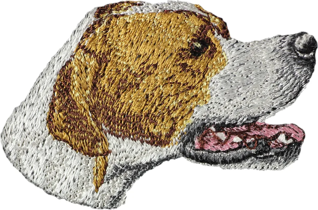Regalo Amanti Pointer: Toppa Ricamata Art-Dog Decorazione Zaino
