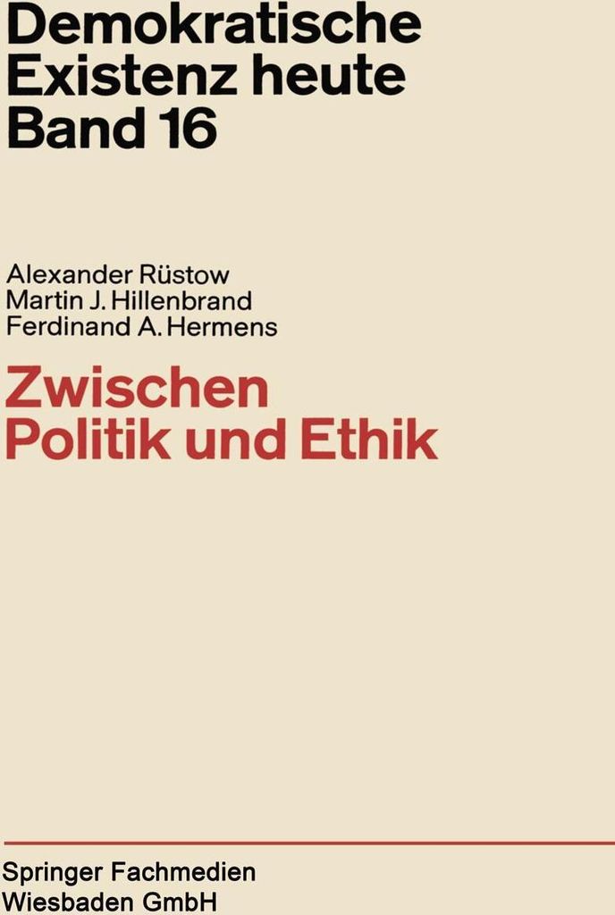 Zwischen Politik und Ethik