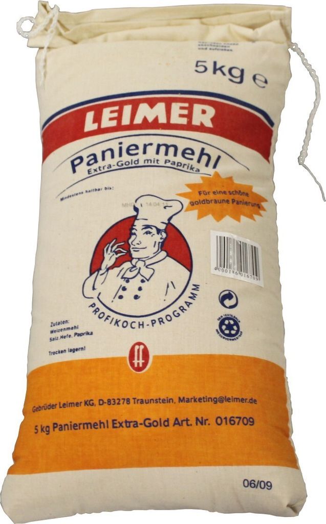 Bułka tarta Leimer złota 5kg Zdjęcie produktu 