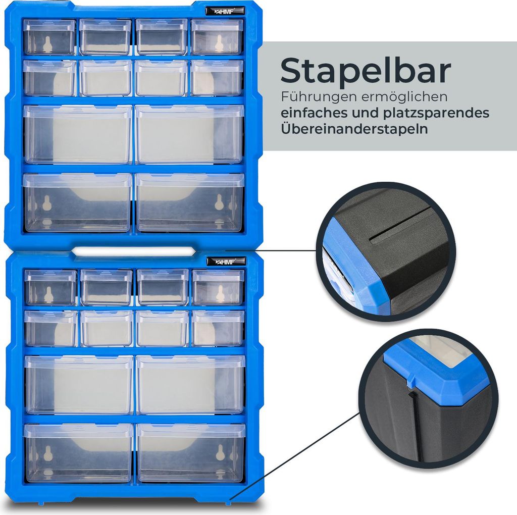 stapelbox kunststoff aus hohe Traglast Wandlasche Schwarze Vase mit Murrine