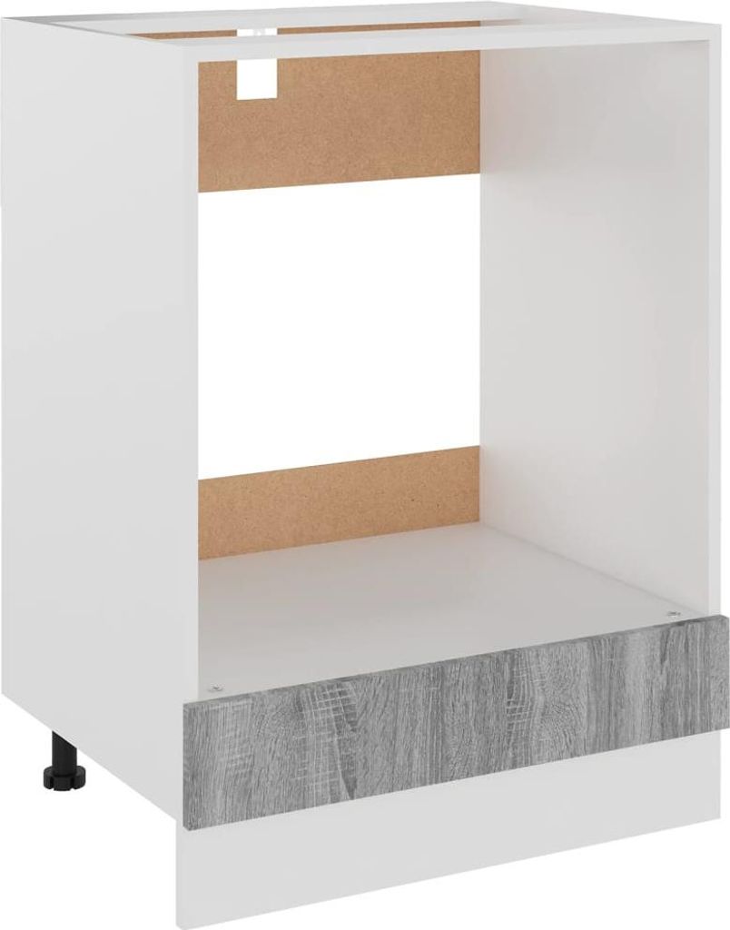 vidaXL Skříňka na sporák Lyon Grey Sonoma 60x46x81,5 cm Obrázek produktu 