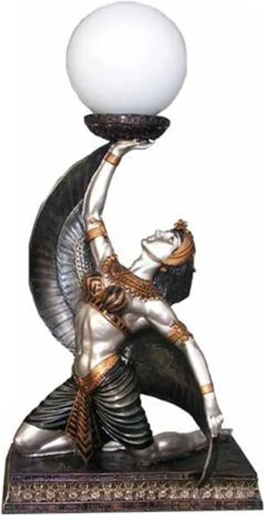 Lampe Décorative Égypte Ancienne Cléopâtre 49cm pour Ambiance Tamisée