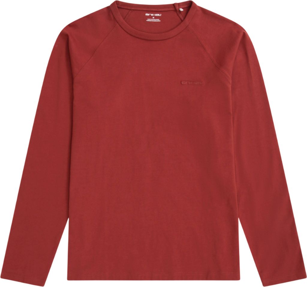 Animal - "Otis" T-Shirt für Herren Langärmlig MW4141 (M) (Rostfarben)