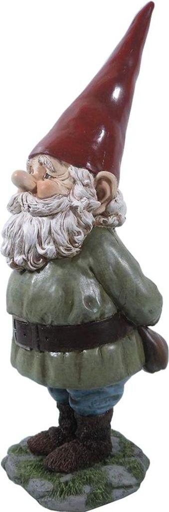 Clayre & Eef Figurka Krasnal 22x13x40 cm Zielona polyresin Zdjęcie produktu 