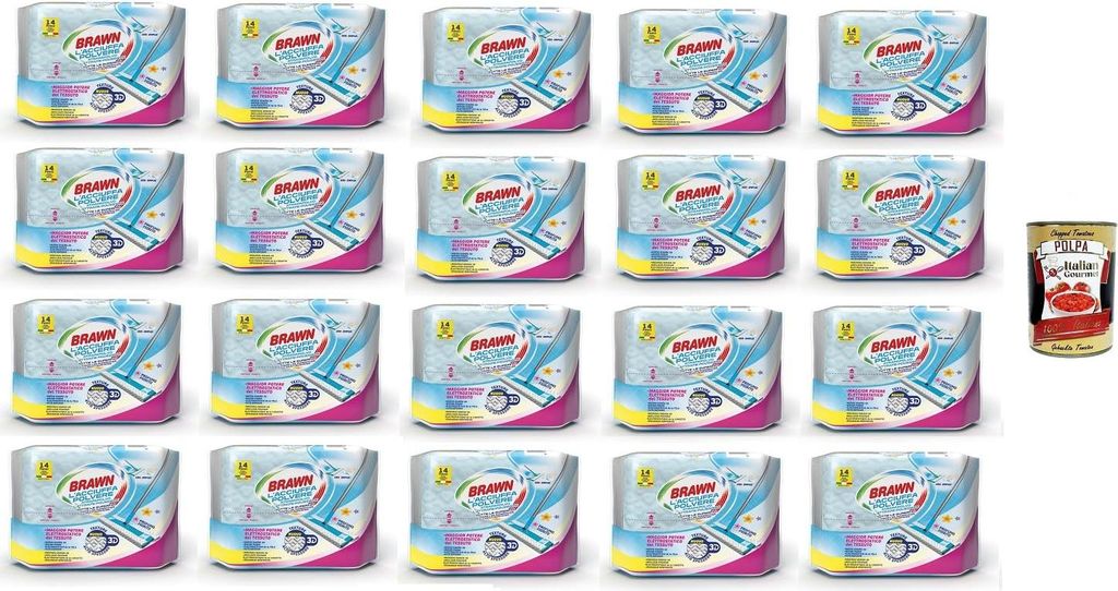 Brawn Acciuffapolvere Staubfangtücher – ideal für alle Oberflächen – Brawn – Blumenduft – mit Neemöl, Lavendelöl und Geranie 20 Packun...