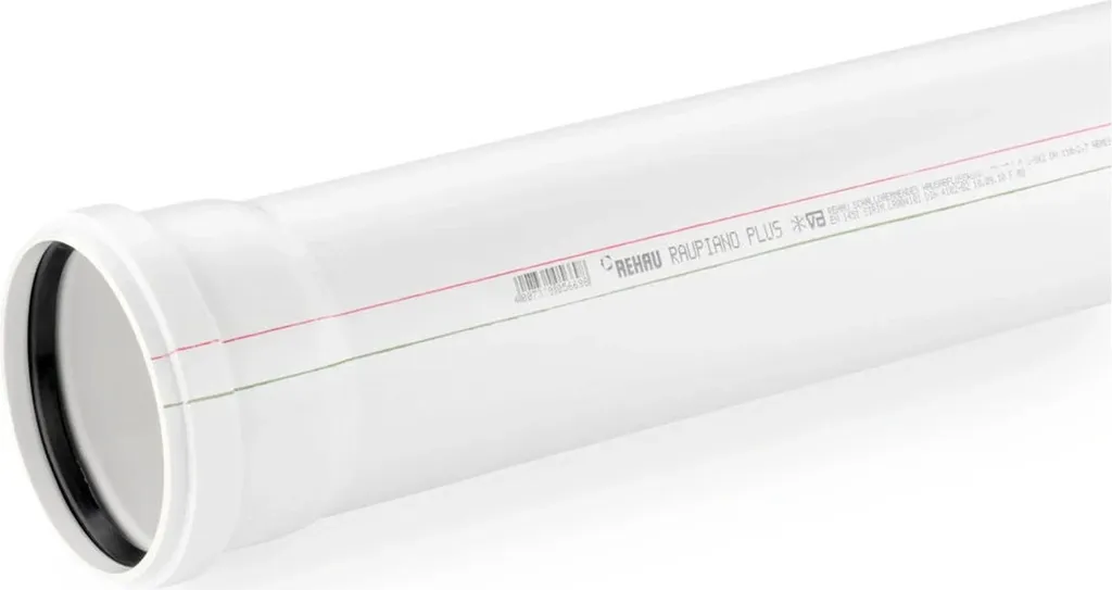 Tubo di scarico REHAU RAUPIANO PLUS, DN 110, asta con 1 pz.