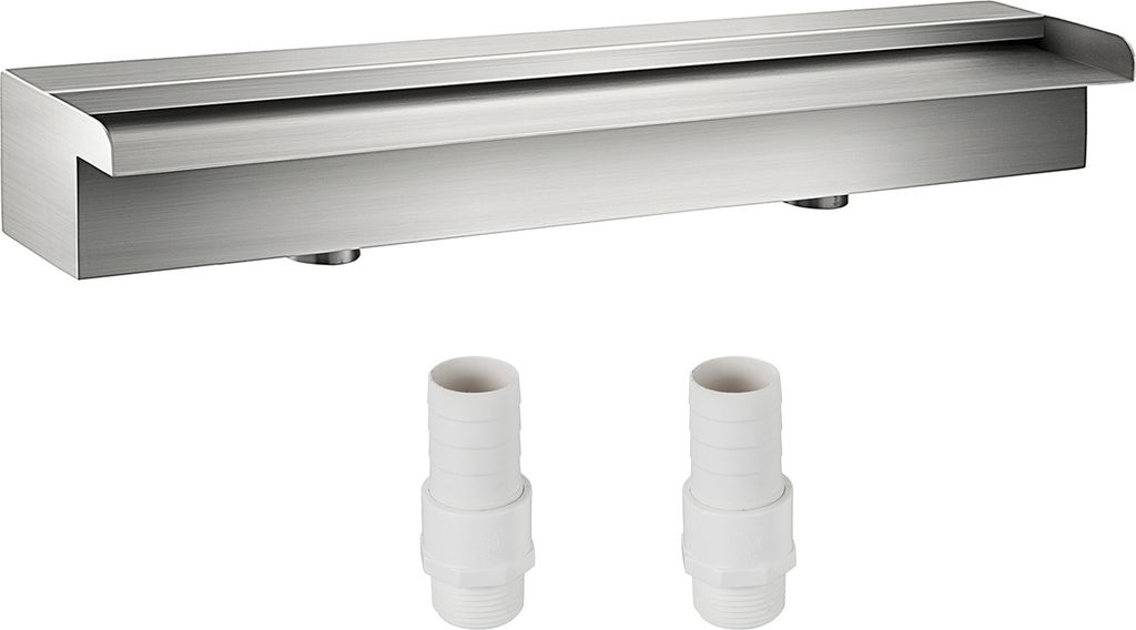 600 mm Edelstahl Wasserfall Waterblade Cascade Koi Fischteich Einlauf