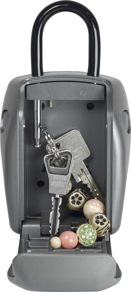 MASTER LOCK 5414EURD, Plast, Vinyl, Zinok, Šedá, Zámok na Obrázok produktu 